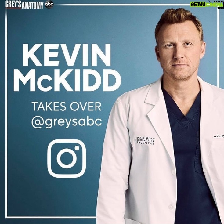 Kevin McKidd Instagram - Tomorrow! Instagram takeover on @greysabc - all day!! I'll share some behind the scenes pics plus take questions - also I'll just fill you in on my day as it goes along - peace Kev xx