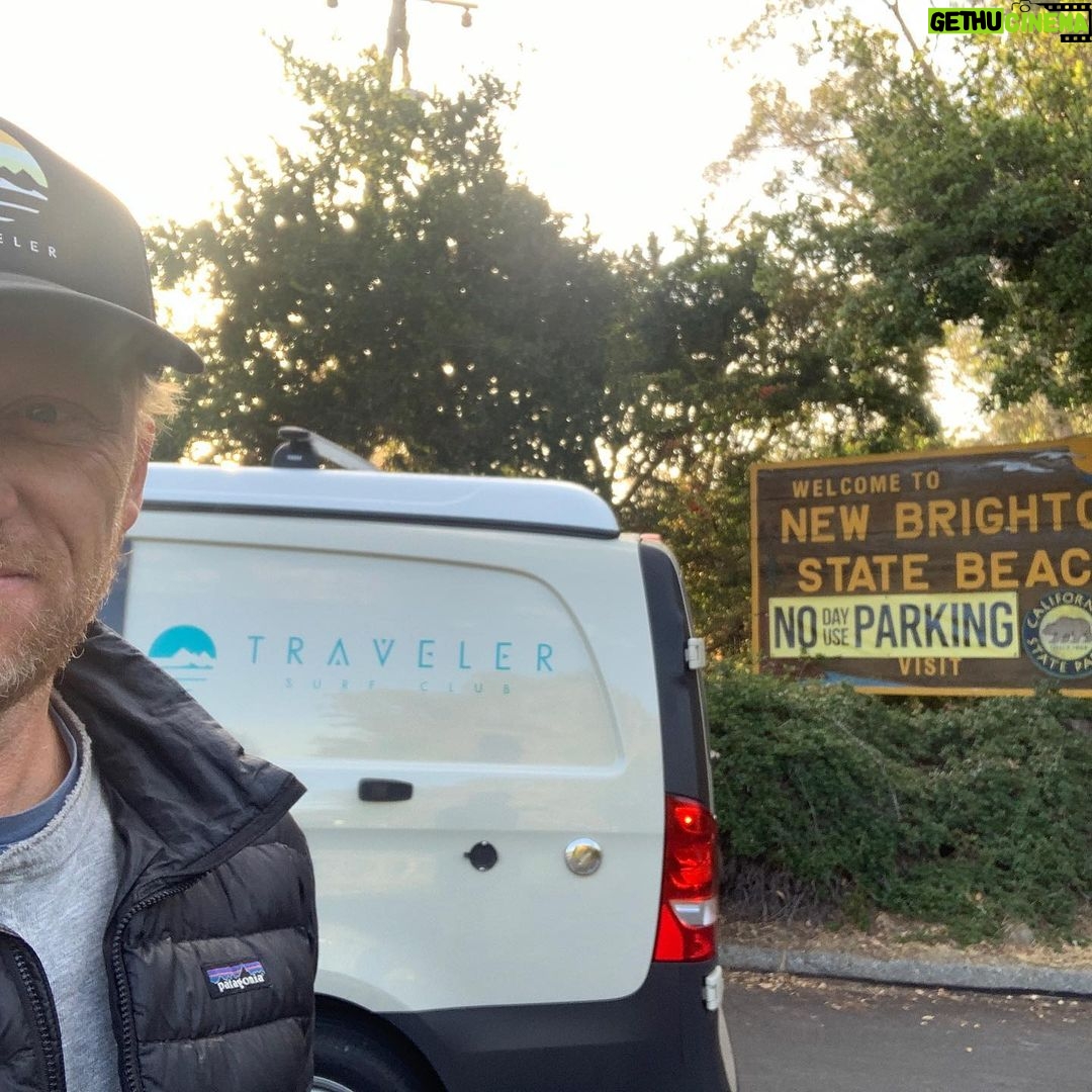 Kevin McKidd Instagram - Wow this trip is just something else! Thanks to @traveler_surf_club !! Julie great seeing you today , Katie thanks for making me so welcome in Santa Cruz ! Thad , your the man and showed me the right spots and made me feel welcomed - your all just great ! I'll be back for sure !!! On the road again heading south 🤙 #solosurftrip - finally but MOST importantly Thankyou to my amazing wife Arielle - you supported me doing this for myself even tho I was reluctant to - your amazing and I love you endlessly! Rent the @sandy_traveler_van !! You won't regret it !