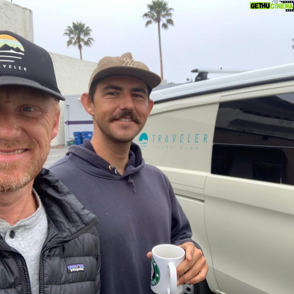 Kevin McKidd Instagram - Wow this trip is just something else! Thanks to @traveler_surf_club !! Julie great seeing you today , Katie thanks for making me so welcome in Santa Cruz ! Thad , your the man and showed me the right spots and made me feel welcomed - your all just great ! I'll be back for sure !!! On the road again heading south 🤙 #solosurftrip - finally but MOST importantly Thankyou to my amazing wife Arielle - you supported me doing this for myself even tho I was reluctant to - your amazing and I love you endlessly! Rent the @sandy_traveler_van !! You won't regret it !