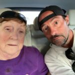 Kevin Smith Instagram - Visited my Mom this week. 3 months ago, we almost lost her. But look at home girl now - Moming like a motherfucker. You cannot stop Amazing Grace! Well… That’s not entirely true. When I was putting her to bed on Wednesday night, I asked Mom if she wanted me to read her the script for my next flick, “The 4:30 Movie” - a coming-of-age memoir set circa 1986 that features a character based on Mom. She said “Yes, Tiger. Read it.” Five pages in, she fell asleep. Helluva review! Helluva Mom! #KevinSmith