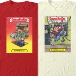 Kevin Smith Instagram – All the awesome artwork from the @officialgarbagepailkids & #askewniverse collaboration has migrated from trading cards to t-shirts, sold exclusively at @fanatics! Visit their website and wrap yourself up in Kevin Smith’s Garbage! #KevinSmith #fanatics #garbagepailkids #garbagepailkidscards