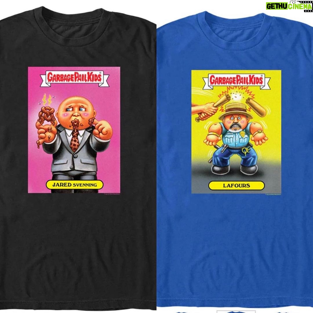 Kevin Smith Instagram - All the awesome artwork from the @officialgarbagepailkids & #askewniverse collaboration has migrated from trading cards to t-shirts, sold exclusively at @fanatics! Visit their website and wrap yourself up in Kevin Smith’s Garbage! #KevinSmith #fanatics #garbagepailkids #garbagepailkidscards