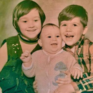 Kevin Smith Instagram - Happy Birthday to my one and only sister,  @virginia_in_vienna - who first introduced the concept of creative writing to me, thus damning the world to decades of my Askewniverse nonsense. 
As your standard issue younger brother, I was always snooping around Virginia’s room - and one afternoon, while on an investigative crusade, I found a notebook emblazoned with the title “The Secrets Beyond the Cellar Door.” When I demanded to know what this was all about, Virginia explained that she was writing a book with her friend about an imagined adventure. 
“You can’t do that,” I opined. “You gotta ask the government first!” 
My patient sister inquired “Why do you think that?” 
I explained that our  @moncolibrary cards had official state seals, with the implication being books required permissions from higher authorities. 
Virginia disabused me of this naive notion when she revealed “You never have to ask anybody for permission to write something, because writing is all about the freedom of expression. If you wanna write, you can just write. Anything you want.” 
This tacit permission to embrace imagination altered the course of my life and helped to turn me into an artist. It opened up the world to me, so I’ll always feel a debt of gratitude to Virginia for putting me on a path with advice I still heed today: if I wanna write, I don’t wait for someone to grant me permission - I just start stringing sentences together on a blank page until I’m somewhere i wanna be.
Thanks, Gah-Gee-Ah (which is how I used to say Virginia’s name when I was a toddler) for some of the best advice I ever got in my life. I love you, Sis! #KevinSmith #virginiasheridan