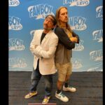 Kevin Smith Instagram - Me and @jaymewes… 1) 22 years ago on the Los Angeles set of @jayandsilentbob STRIKE BACK (photo by @samosier). 2) 1 month ago at @fanboy_expo in Knoxville. Personally or professionally, we always stand by one another. #KevinSmith #jasonmewes #jaymewes #jayandsilentbobstrikeback #jayandsilentbob