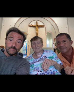 Kevin Smith Instagram - This is the face of 53 - which I turned today. But 53 years ago, my selfish streak started when I  committed the crime of being born on my brother Don’s birthday. For his first three years, Donald enjoyed his own birthday, and all the inherent attention that comes with it. Then, like the dawning of a dark age came the annus horribilis of 1970, when for my brother’s 4th birthday, he received the gift of an attention hogging time terrorist, who took up permanent residence on his special day, absorbing it as his own. And ever since then, Don has had to share the only gift nobody can ever take away from you with an insatiable black hole of a brother who sucks away all the attention. So Happy Birthday not to me, but to my beloved brother Donald, my favorite audience member, who made me realize I was funny in the first place and instilled in me the only class I’ve ever exhibited; whose sense of humor and musical taste influenced my own; whose Wacky Packages I stole and who gave me my first Mad Magazines; who always augmented my meager finances during my late teens and early 20’s. Thank you, my only brother, for graciously sharing your birthday with me for over half a century, and for being a role model I’m still trying to match. I love you to death, Don! #KevinSmith #birthday