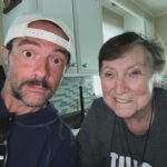 Kevin Smith Instagram - After #cruiseaskew docked, I stayed in Florida with my Mom for a few days. Do you see any resemblance between us? #KevinSmith #mom