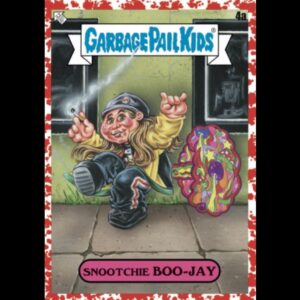 Kevin Smith Instagram - The good folks at @topps put me in the Garbage! At the @moobyspopup all weekend, we were selling the Askewniverse @officialgarbagepailkids card set like crazy! Since he collected #garbagepailkids when he was a youngster, @jaymewes nearly rolled a tear seeing @jayandsilentbob depicted in the #gpk style! But if you weren’t at @comic_con, don’t worry: you can snag a box at the #topps website right now! People were already flipping these on @ebay for double the price, so get yours today, before they’re all gone! #KevinSmith