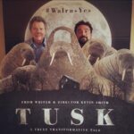 Kevin Smith Instagram - AUGUST 12th at @smodcastlecinemas! @justinlong comes to the Castle to show our creepy cult classic, @tuskthemovie! The amazing, iconic actor and host of the @lifeisshortpodcast takes a trip to #atlantichighlands #newjersey to talk #tusk and look back at his storied career in better movies like #dodgeball, #accepted, #jeeperscreepers, #livefreeordiehard, #barbarian and many more! Say #walrusyes to a Saturday screening of one of the weirdest walrus-centric flicks ever made and then hear from the man who was there when it all happened and lived to tell the toothy tail! $37 General Admission ticket includes an exclusive event-only pin by @pinxtizzle! The VIP ticket comes with the pin AND a photo w/ Justin, @thatkevinsmith & TUSK! Half of all ticket sales go to @smiletrain! There will be a Tusk-centric aucti Don’t get Long in the tooth because you missed the #smodcastlecinemas event of the summer: get your tickets today at SmodcastleCinemas dot com! #KevinSmith #justinlong #tuskthemovie #smodcastle #cultfilm #cultmovie