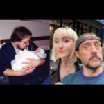 Kevin Smith Instagram - HAPPY BIRTHDAY, @harleyquinnsmith! 24 years ago, you sprang forth from the guts of @jenschwalbach like that scene in “Alien” and my then-already-wonderful life somehow got even better! It’s fitting that we named you after a cartoon character - because you have truly animated my world! I love you, Kiddo! From your @donutfriend, Dad! #KevinSmith #harleyquinnsmith #birthday