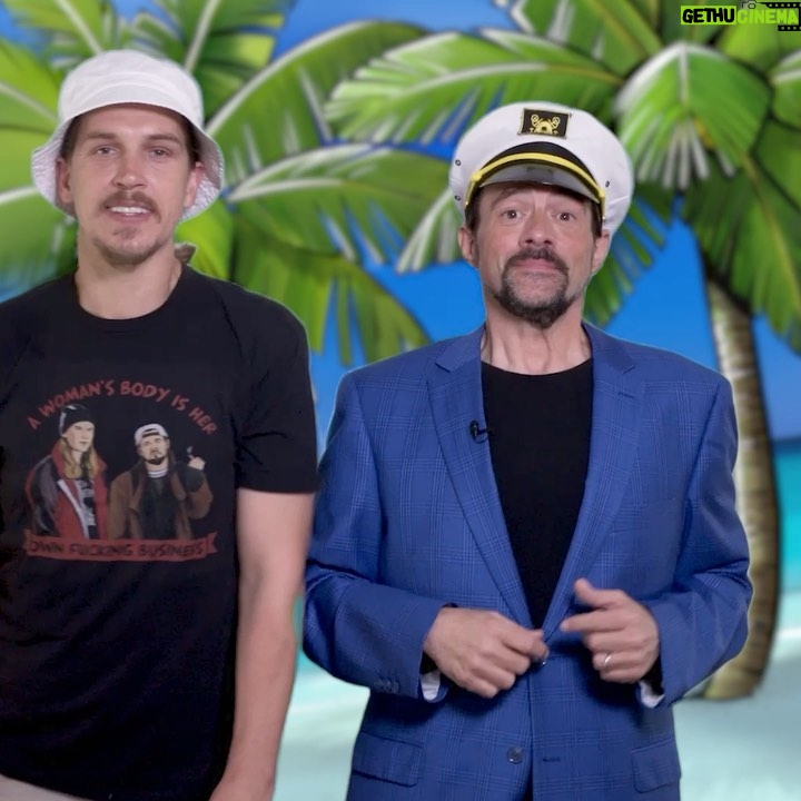 Kevin Smith Instagram - “I’M NOT EVEN SUPPOSED TO SEA HERE TODAY!” NEXT WEEK - we’ll announce a few HUGE Askewniverse icons who’ll be joining us on our inaugural #CruiseAskew! These new celebs are in addition to our already legendarylineup including @jaymewes, @briancohalloran, #JeffAnderson, #TrevorFehrman @jenschwalbach, @ralphgarman, @marcbernardin, and @edumacationandy - with @clerksmovie musical acts @chrisgraue (Lo(u)ser) @mega_ran, @rebuilderboston, @rootsofmine, & @telethonband! Book for as little as $100 down per person when you get your cabin before June 23, with multiple payment options available to make this incredible excursion easier to afford! We’re less than 260 days out from our February 2024 event and already almost 70% sold - so hit the link in my bio to get on board! #KevinSmith #cruiseaskew #cruiseaskew2024
