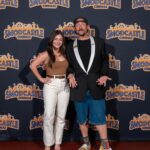 Kevin Smith Instagram – The Jersey Girl came to see JERSEY GIRL! @raquelxcastro paid a visit to my beloved @smodcastlecinemas to cap off a Memorial Day weekend full of shows! On Friday, we showed JAWS as part of the Movies That Made Me series. Then on Saturday night, we watched my flick RED STATE. But Sunday saw a reunion with the little girl who, at age 7, preternaturally played the role of Gertie in my sixth flick. We screened what we were calling JERSEY GIRL: The Snyder Cut, because it was the longest version of the flick ever edited, with an entire first act full of @jlo that got cut out due to post-Gigli hysteria. I haven’t seen any cut of JG since 2006, so it was a trip to see the movie I originally made #bennifer two decades ago. Hopefully, @paramountplus will want to stream it in 2024 for the 20th anniversary. It’s almost an entirely different flick. Also entirely different: Raquel, who’s now about 2 years younger than her cinematic Dad #benaffleck was when we shot it. I was happy to discover our troubled film didn’t ruin Rocky, who grew up to be such a wonderful kid with a great head on her shoulders. I can’t thank her enough for a killer kid performance, as well as for making the trip all the way from L.A. to be at #smodcastle with an ardent audience. It was a lovely weekend (with 3 profitable pre-show auctions, thank you bidders), during which I got to wear a trio of different jackets, as well as my new Smodcastle sneakers made by @1craftypunk! Next up: BABBLE-ON this Saturday and WATCH WITH KEV: @dctheflash on June 15, 16 & 17! Tickets available now at SmodcastleCinemas dot com! Take a trip to Smodcastle, where the movies come to play! #KevinSmith #smodcastlecinemas #raquelcastro #jersey #newjersey #film