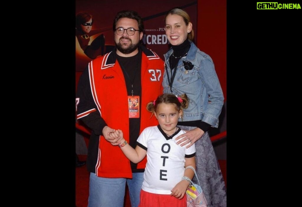 Kevin Smith Instagram - Happy Mother’s Day to Harley manufacturer @jenschwalbach! Watching you be Mom to @harleyquinnsmith for the past 24 years has been a distinct joy and privilege for this particular Motherfucker! You are a true maternal magician who transformed us from a couple into a family! Thank you for affording me the opportunity over the last few decades to make something far greater than just a series of increasingly goofier movies! I love you for so many reasons - but being the Mother of my only begotten child tops the list! #KevinSmith #jenniferschwalbach #mothersday #harleyquinnsmith #mom