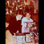 Kevin Smith Instagram – This is what Christmas at 21 Jackson Street in Highlands, NJ looked like 40 years ago, waaaay back in 1983. 
My sister @virginia_in_vienna made personalized trash cans for me and my brother Donald that year, each covered with collages featuring images of our favorite movies, tv shows and things. I still have mine, though the collage has slipped from its Elmer’s Glue prison and exists apart from the plastic trash can.
The tree was artificial and sat in a rotating base that my Mom bought at a Bradlee’s after-Christmas sale in 1978. We had no fireplace so stockings were hung on the wall.
Note how happy 13 year old movie nerd Kev is to receive a Return of the Jedi score album.
#KevinSmith #christmas