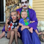 Kevin Smith Instagram – HAPPY HALLOWEEN! Now @jaymewes & @jordanmonsanto have their own #harleyquinn with @loganleemewes (Lucien is Joker Jr). #KevinSmith #jasonmewes