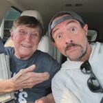 Kevin Smith Instagram - After #cruiseaskew docked, I stayed in Florida with my Mom for a few days. Do you see any resemblance between us? #KevinSmith #mom