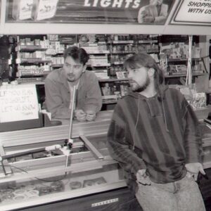 Kevin Smith Instagram - HAPPY CLERKS DAY!
30 years ago from today, CLERKS debuted at the 1994 Sundance Film Festival! That means, if you ever wanted to stop me or my career from happening, youʼd send a Terminator back to this moment in time 3 decades back.

Mercifully, there was no robotic hunter/killer trying to kill me at Sundance that year. The inaugural screening took place at the Holiday Village Cinema in a sold out 150 seater. That was the first time I got to see my first film with a full audience. The sheer thrill of finding out that ideas Iʼd had years prior actually held up to public scrutiny from strangers was intoxicating (but that also might have had something to do with the thin air at the high altitude). 

That first screening started the buzz that powered the next three screenings and a deluge of press about the black and white New Jersey convenience store movie and the director who was going back to work there after the Festival ended.

By our fourth and final Sundance screening at The Egyptian Theater on Main Street in Park City, Clerks was being talked about and written about like it was well worth watching. As he introduced me and the film, Festival head Geoff Gilmore described me in a way that still gets me in the feels when he said “If Kevin Smith didnʼt exist, the Sundance Film Festival wouldʼve had to invent him.”

Mine was a Cinderella-ish or Rocky-like tale that reminded folks anyone can take a shot at their dreams and maybe find a modicum of success - even if theyʼre from New Jersey.

Do you have a dream (one that doesnʼt involve hurting people or animals, destruction or death)?
2024 is the year you move closer to your goal and take your shot on yourself.

Many thanks to Brian, Jeff, Jay, Marilyn, Lisa, Scott, Dave, Kim, Virginia, Donald, Mom, Dad, the Thapars, and everyone else who helped me craft Clerks! Many thanks to Sundance, Mark Tusk, Bob Hawk and John Pierson for guiding a gobsmacked newcomer in his sudden success. And many thanks to you, my friends, for 30 years of continued interest in the Askewniverse adventures of retailing rascals 
Head over to JayAndSilentBob dot com TODAY to shop our anniversary sales!
#KevinSmith #clerks #film