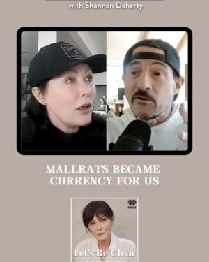 Kevin Smith Instagram - MIDDLE-AGED MALLRATS!
@theshando and I got together in her massive Malibu mansion to talk about #Charmed, #90210, #Heathers #Mallrats and more on her LET’S BE CLEAR podcast! We both learned stuff we didn’t know in 1995 (Shannon being in the cast got us a green-light; then Mallrats killed her movie career) and we both laughed lots! From watching her show on a rabbit-eared television set on the counter in @quickstopgroceries in the early 90’s to malling Minnesota with her and @jaymewes, this is the story of how much Shannon has meant to me and my life! Hear part 1 of our discussion wherever you get your podcasts! #KevinSmith #shannondoherty #letsbeclearwithshannendoherty