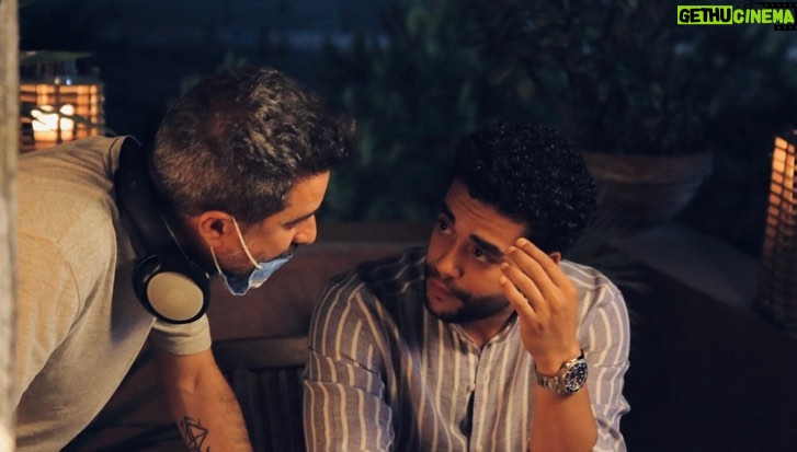 Khaled Anwar Instagram - من كواليس فيلم #قمر_١٤ الان بجميع دور العرض