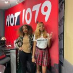 Khamyra Sykes Instagram - Litt interview w/ big sis @moquickatl 🔥💚 (drop👇🏽 litt letter by letter fa f/b)💕 Skirt @dollskill Shirt @dolcegabbana Hot 107.9