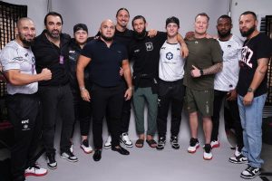 Khamzat Chimaev Instagram - I want to say thank you to my team, we did it again Alhamdulillah 🤝