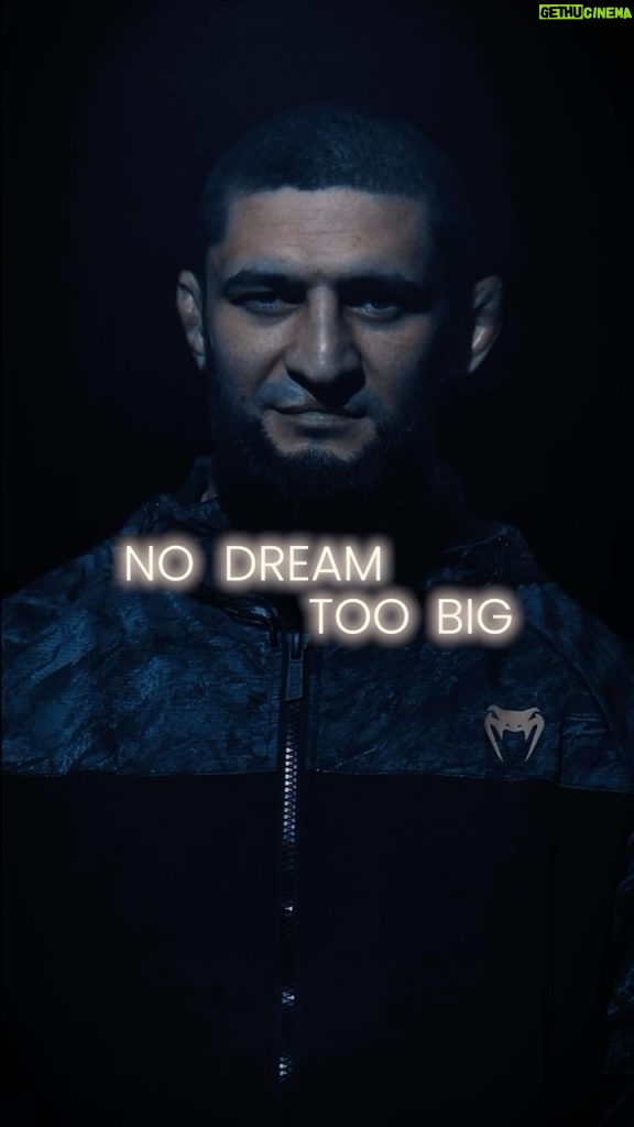 Khamzat Chimaev Instagram - NO DREAM TOO BIG @venum ⏳