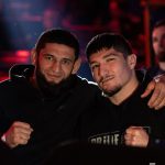 Khamzat Chimaev Instagram - @khamzat_chimaev & @c.baysangur 🤩 #ARES17 Palais des sports Marcel-Cerdan