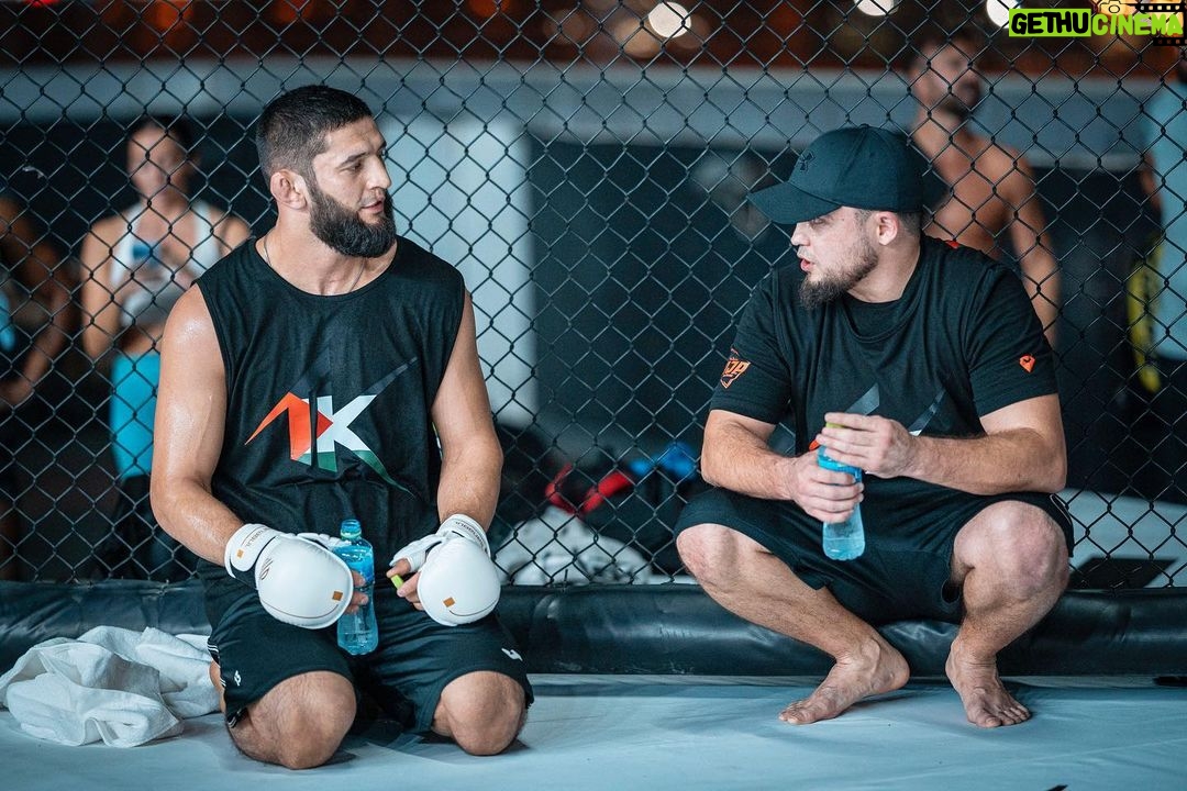 Khamzat Chimaev Instagram - My brother 🦾 Dubai - دبى