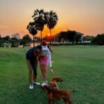 Khemanit Jamikorn Instagram – 𝚆𝚎𝚎𝚔𝚎𝚗𝚍 𝚅𝚒𝚋𝚎𝚜🩷🏌🏻♀️⛳️
ทุกครั้งของการออกรอบมีเรื่องราวใหม่ๆเสมอ ผลรวมคะแนนอาจจะยังเยอะ แต่ก็มีชอตประทับใจให้ได้ใจฟูกลับบ้าน😄🐕
#สู้ต่อไปค่ะ💪🏻 #มีเบอร์ดี้กลับบ้านไปอวด555😜🤭
.
.
.
@saksoonthorn_rise ตีไปชิวไป พัฒนากันไปทุกวันค่ะ👍🏻
#panpancakelovegolf #panpangolffamily #nonstopgolfgang 💪🏻⛳️🏌🏻♀️😁🩷 #diorsunglasses #eyelinkvision @lakewoodgolfclub Lakewood Country Club