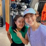 Khemanit Jamikorn Instagram - Get ready for the big game 😙⛳️🏌🏻‍♀️ ฝีมือกำลังมา แต่ตอนนี้อุปกรณ์ พร้อมมากกกกกค่า !!!! 🩷🩷🩷🩷🩷🩷🩷 . . . ดีใจได้เจอพี่ปู และ พี่นู ค่า ขอบคุณนะคะ 🙏🏻 #nonstopgolfgang #panpancakelovegolf ⛳️ @adidasgolf #adidasgolf #adidasgolfthailand