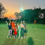 Khemanit Jamikorn Instagram - 𝑮𝒐𝒍𝒇 𝒕𝒊𝒎𝒆 = 𝑭𝒂𝒎𝒊𝒍𝒚 𝒕𝒊𝒎𝒆 ⛳️🏌🏻‍♀️🌤️ 💕 . . . #panpangolffamily #nonstopgolfgang 😉🩷⛳️😙✌🏻🧡 #panpancakeluvgolf