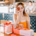 Khemanit Jamikorn Instagram - Can’t wait for Valentine’s day🩷🩷🩷🩷🩷 . . . Super cute @therollingpinn ❤️❤️❤️❤️❤️❤️