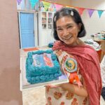 Khemanit Jamikorn Instagram - #pamhappyandhealthy 🎂❤️ . . . #panpanfamily 💚💛🧡❤️🩷🩵💙💜🤍