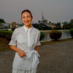 Khemanit Jamikorn Instagram - ได้มาสถานที่จริง พื้นที่แห่งประวัติศาสตร์ ยิ่งใหญ่ตระการตา เตรียมการแสดง #ปราการเวลาthetheatre ค่ะ เจอกัน 14-17 มีค. นี้นะคะ✌🏻🩵🌝🙏🏻 . . . #panpanworkmode 👍🏻🩷 ป้อมพระจุลจอมเกล้า