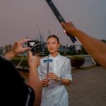 Khemanit Jamikorn Instagram - ได้มาสถานที่จริง พื้นที่แห่งประวัติศาสตร์ ยิ่งใหญ่ตระการตา เตรียมการแสดง #ปราการเวลาthetheatre ค่ะ เจอกัน 14-17 มีค. นี้นะคะ✌🏻🩵🌝🙏🏻 . . . #panpanworkmode 👍🏻🩷 ป้อมพระจุลจอมเกล้า