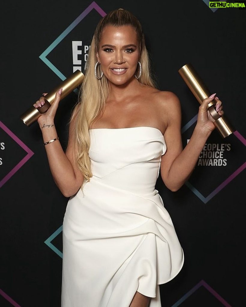 Khloé Kardashian Instagram - Wow! I truly don’t have the words to fully express my gratitude!!!! This is a short video of me trying to find the words 🤪 I am blown away!!!! I am so thankful! I love you so so much!! Truly! Words are just words but I hope you can feel my love and admiration for each and everyone one of you!! Thank you to everyone who voted. Thank you so much to @peopleschoice and to @kardashianshulu. I can’t believe I have won 6 years in a row. Truly I thought the first few years was a fluke or a sympathy win lol this is wild!!! God bless you all! I love you! I feel terrible I wasn’t there. Damn these migraines! Ugh ok I’ll stop rambling. I’m just so taken a back and excited 🤸🏼‍♀🤸🏼‍♀ wow! I still can’t get over this ♥