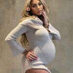 Khloë Terae Instagram - I had a dream… I got everything I wanted from @fashionnova ✨🫧🫶🏽🤍🎀 Grab some coco sweater maxi dress size M in taupe 🧸 Los Angeles, California