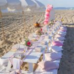 Khloë Terae Instagram - all the beautiful details of the baby shower of my dreams 🎀 Hermosa Beach, California