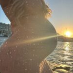 Khloë Terae Instagram - every sunset brings me closer to meeting you ✨ 🌊 @fashionnova Katalina rhinestone mesh maxi dress size medium Marina del Rey, California