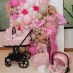 Khloë Terae Instagram - 🥹💕 special thanks to the bestie @bre_tiesi for getting ocean & I the stroller of our dreams @cybex_global @cybex_usa 🎀 Hermosaa Beachh.<3
