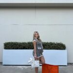 Khloë Terae Instagram - Third trimester shopping be like 👛 @fashionnova dress “NYC bound sweater mini dress” in medium boots “Sadie faux leather bootie” in white