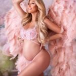 Khloë Terae Instagram - Happiness is carrying the whole universe inside of you 👼🏻🎀🪽 photography by the one & only @alloriawinterphotography Los Angeles, California