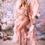 Khloë Terae Instagram - Happiness is carrying the whole universe inside of you 👼🏻🎀🪽 photography by the one & only @alloriawinterphotography Los Angeles, California