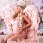 Khloë Terae Instagram - Happiness is carrying the whole universe inside of you 👼🏻🎀🪽 photography by the one & only @alloriawinterphotography Los Angeles, California