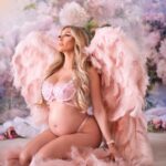 Khloë Terae Instagram - Happiness is carrying the whole universe inside of you 👼🏻🎀🪽 photography by the one & only @alloriawinterphotography Los Angeles, California