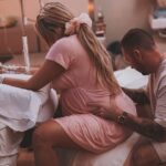 Khloë Terae Instagram - You’ll never know how truly strong you are until being strong is the only choice you have 🫶🏼 So incredibly overjoyed to announce our baby is earth side Worth every tear, pound, and contraction to feel you come into this earth from within me Birthed a love without bounds, without medication Forever your mommy, my little leap day baby Ocean Rose 🌊🌹 02/29/2024 7 lb 4.2 oz 20.5 inch 8:58 🤍 Cedars-Sinai