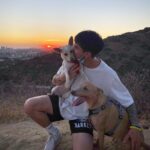 Kian Lawley Instagram – crazy how much joy n happiness ur pets can provide for u. these 2 make me happy on some of my worst days. just seeing a picture of them can make me smile n forget about my problems for a sec. go give ur pets some hugs n kisses if u haven’t today 🐕🐇