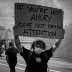 Kian Lawley Instagram - I don’t think I’ve always understood the power and impact my voice and every individual voice has. we live in a world where your voice is your strongest weapon and not everybody is using it. I took a couple pictures yesterday at the protest & later that evening when i got home i looked at this one and it really hit me. “IF YOU’RE NOT ANGRY, YOU’RE NOT PAYING ATTENTION” there is so much going on in the world right now and if you’re staying silent, you’re part of the problem. if you aren’t completely outraged by an innocent man being murdered because of the color of his skin, you are part of the problem. if you can sit at home and go about your day like nothing is happening because it doesn’t affect you personally, YOU ARE PART OF THE PROBLEM. there is such a great injustice happening right now and every single human being walking this earth needs to rise up and stand together. i’m not encouraging you to go out and put yourself in danger or put yourself in a harmful situation, but I AM encouraging you to go out and voice your opinion. STAND UP FOR WHAT IS RIGHT. USE YOUR VOICE, MAKE YOURSELF HEARD. STAND WITH THE HUNDREDS OF THOUSANDS OF OTHER PEOPLE ALREADY OUT THERE MAKING A DIFFERENCE & MAKE A CHANGE. HOW CAN YOU SIT AT HOME, SEEING EVERYTHING GOING ON AND NOT WANT TO DO ANYTHING ABOUT IT? be the change you want to see in the world!!!!! if you are planning on going to be a part of a protest in your area, PLEASE prepare before you go. wear face protection, bring extra water, bring food and snacks & BE SAFE!!!! i can’t stress that enough, this is not fun and games, this is real life. GO OUT AND STAND UP FOR WHAT YOU BELIEVE IN AND FIGHT FOR WHATS FUCKING RIGHT. #blacklivesmatter #georgefloyd #justiceforgeorgefloyd