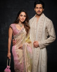 Kiara Advani Instagram - A warm and exciting weekend of celebrating love❤️ Thank you to the Ambani family for the most memorable time in Jamnagar to celebrate the beginning of Radhika and Anant’s forever 🤗 #NitaAmbani #MukeshAmbani @_iiishmagish @anandpiramal @aambani1 @shloka11 @anant.ambani.94 @radhikamerchant