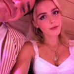 Kiernan Shipka Instagram - mr. stud muffin @lukasgage thanks for having us ♥️ Jon & Vinny's Restaurant