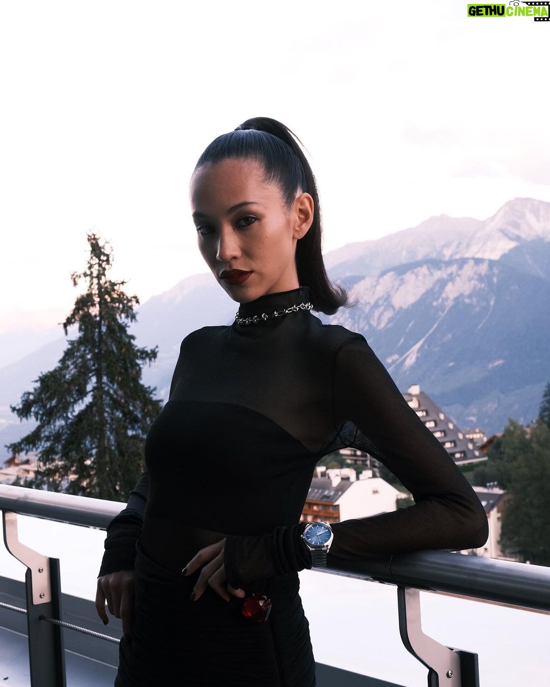 Kiko Mizuhara Instagram - I had a wonderful time in Crans Montana! Thank you for having me @omega ⏳✨ #omegagolf Crans-Montana, Switzerland